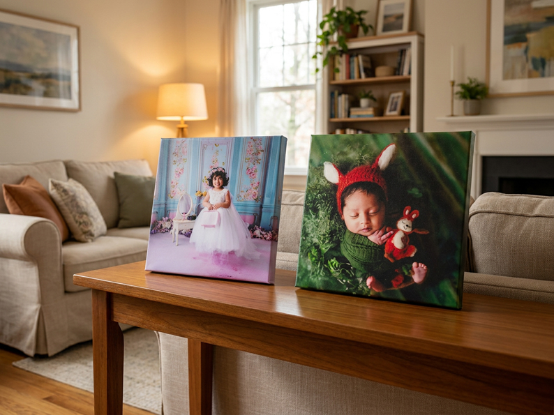 Canvas infantil en sala